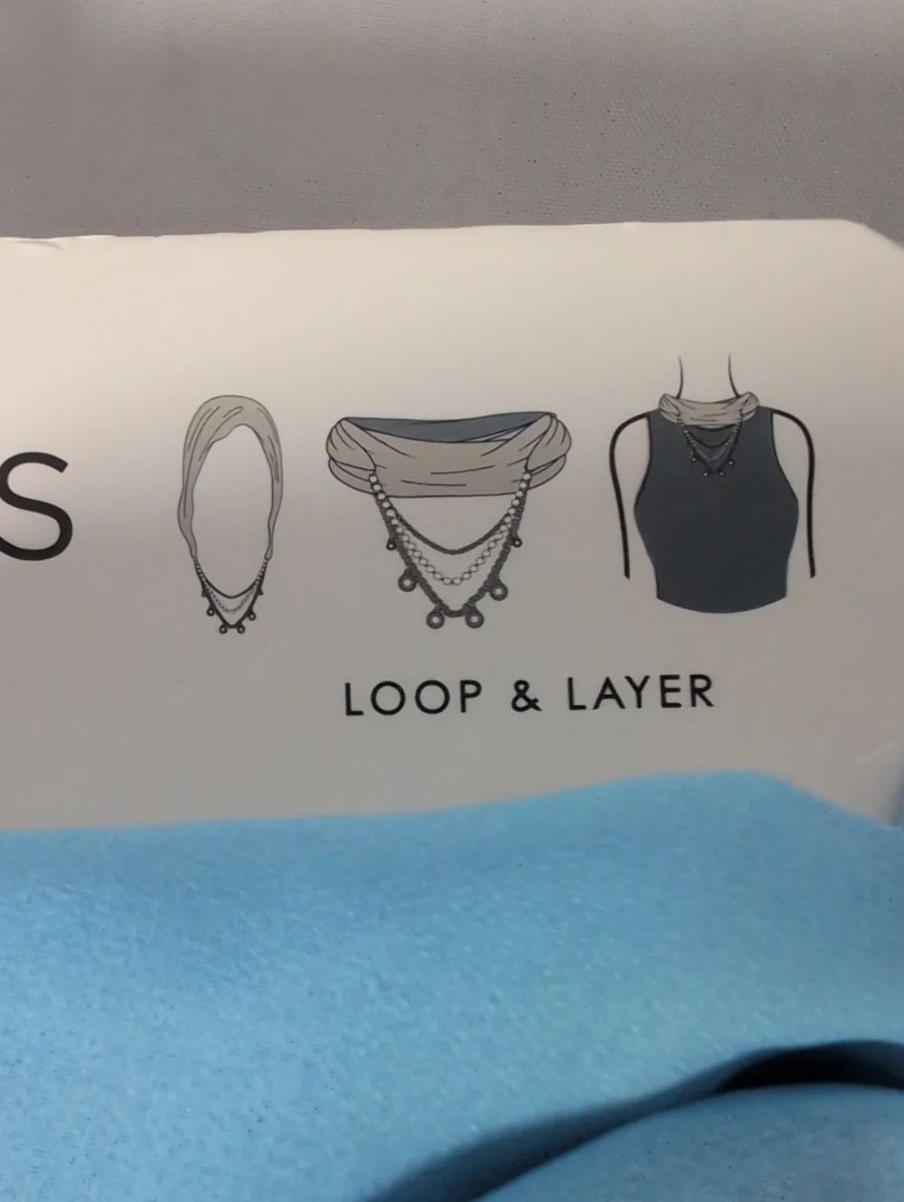 Sincerely Jules Infinity Charm Scarf Loop & Layer Summer Themed